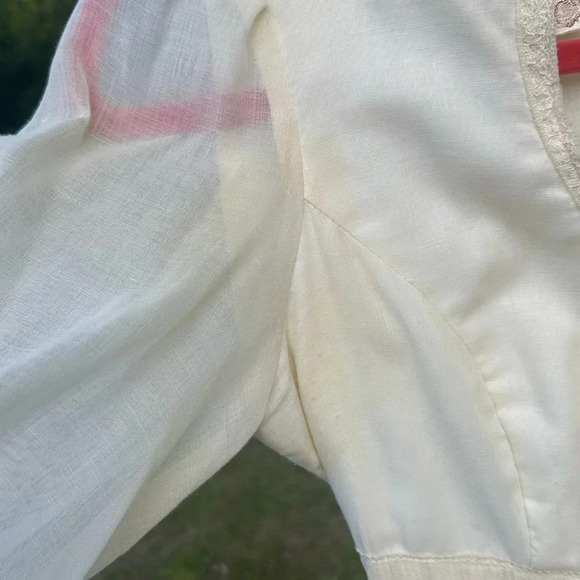 Vintage Jessica McClintock Gunne Sax Maxi  Dress Size XS Boho Prairie Romantic - Picture 8 of 14